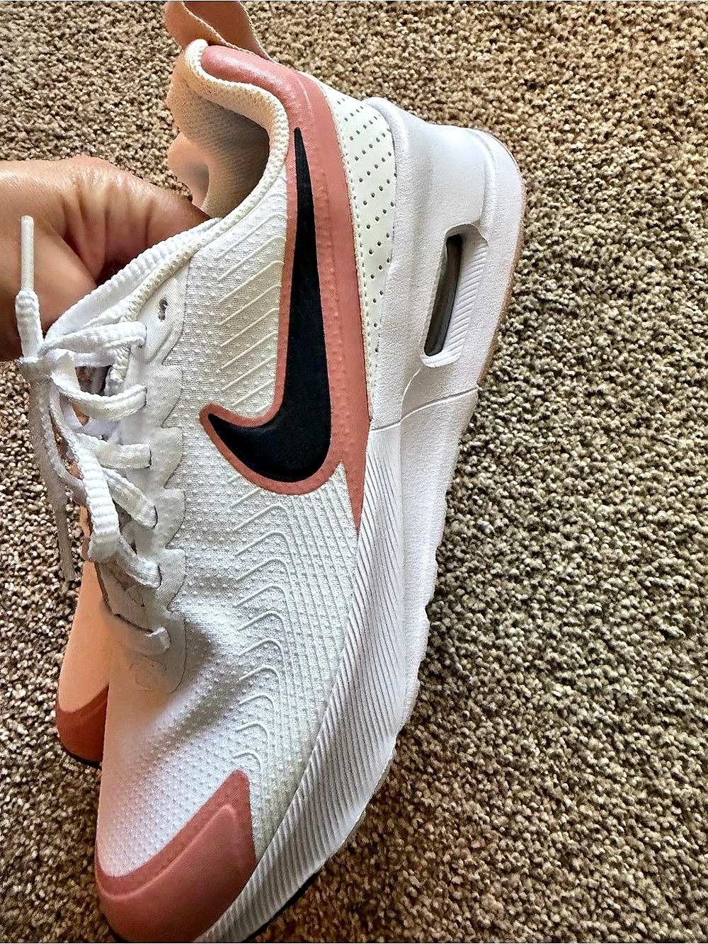 Nike Air Max Excee Women's Athletic Shoes White & Pink US 7.5